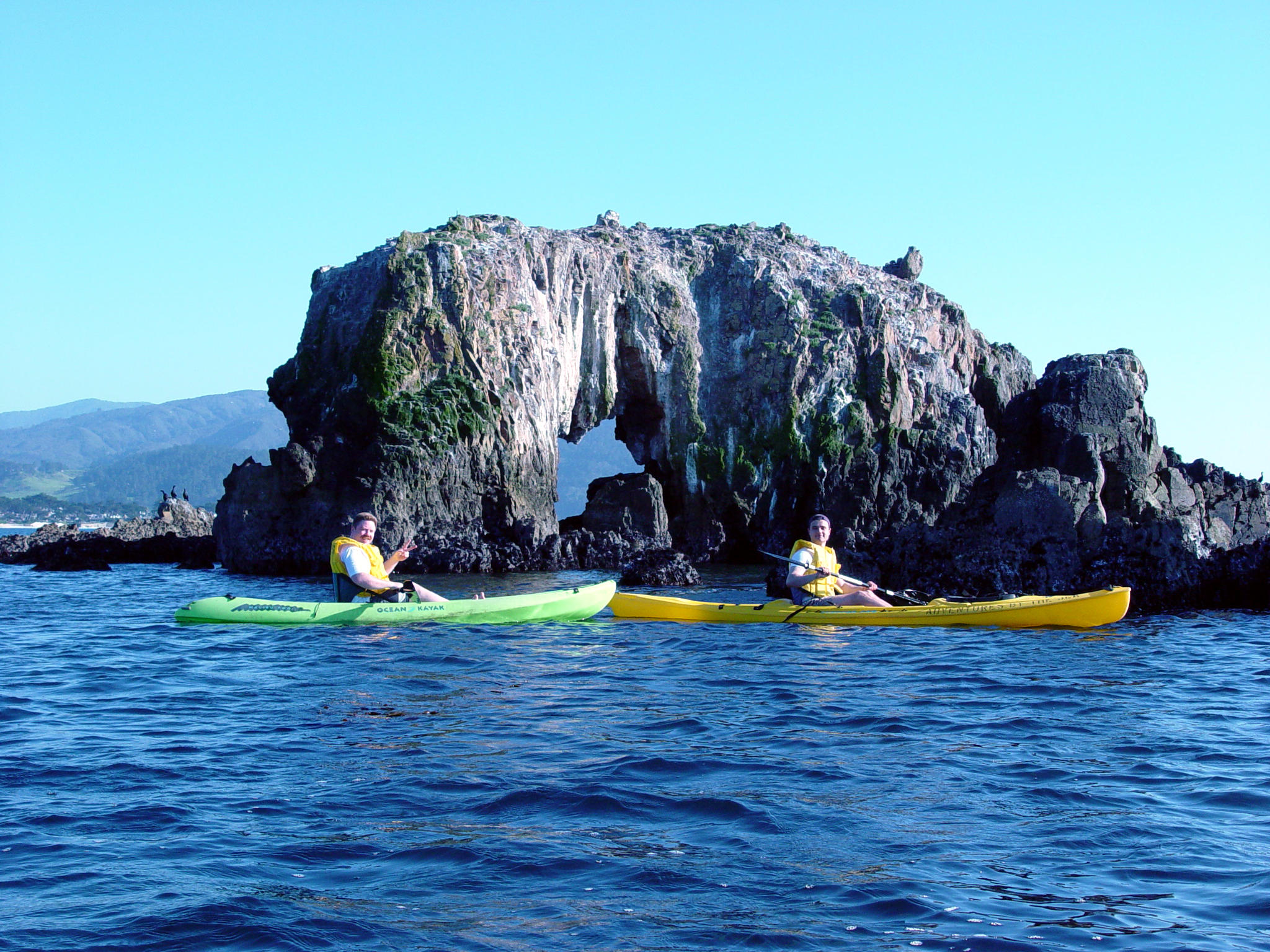 Coastal cliffs and sea views near Point Lobos State Reserve